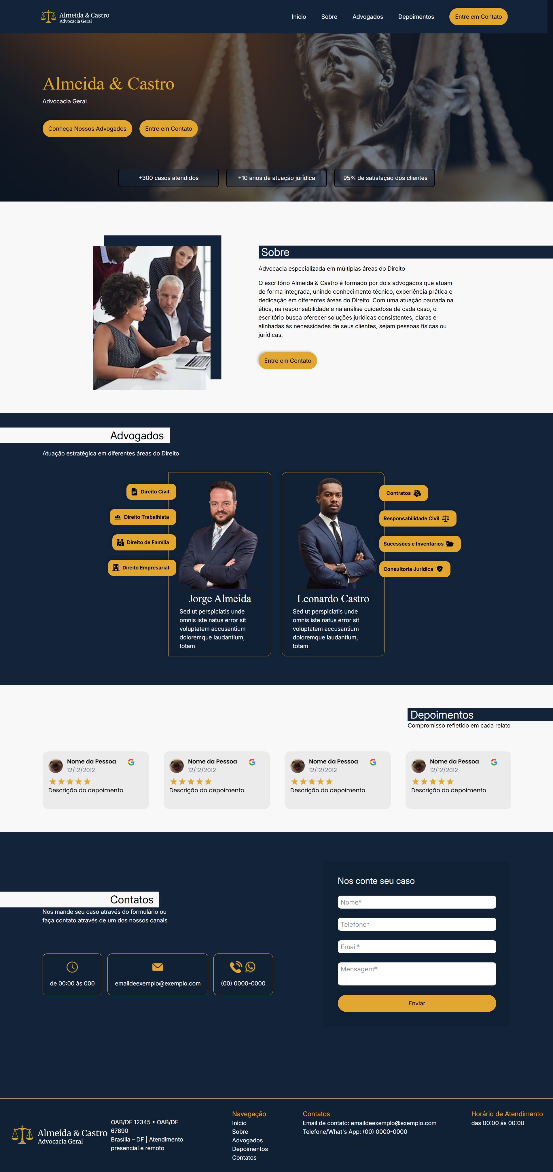 site advocacia