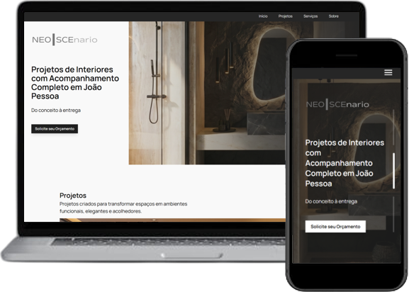 site de arquietura e reformas neoscenario